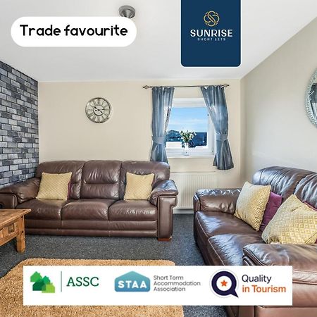 The Law, Has 4 Rooms With Tvs, 2 Bathrooms, Central, Free Parking, Fully Equipped, Contractor And Trades Favourite, 5 Mins To Centre - Long Stays, Invoice And Reduced Price Are Only Via Sunrise Short Lets Dundee Kültér fotó